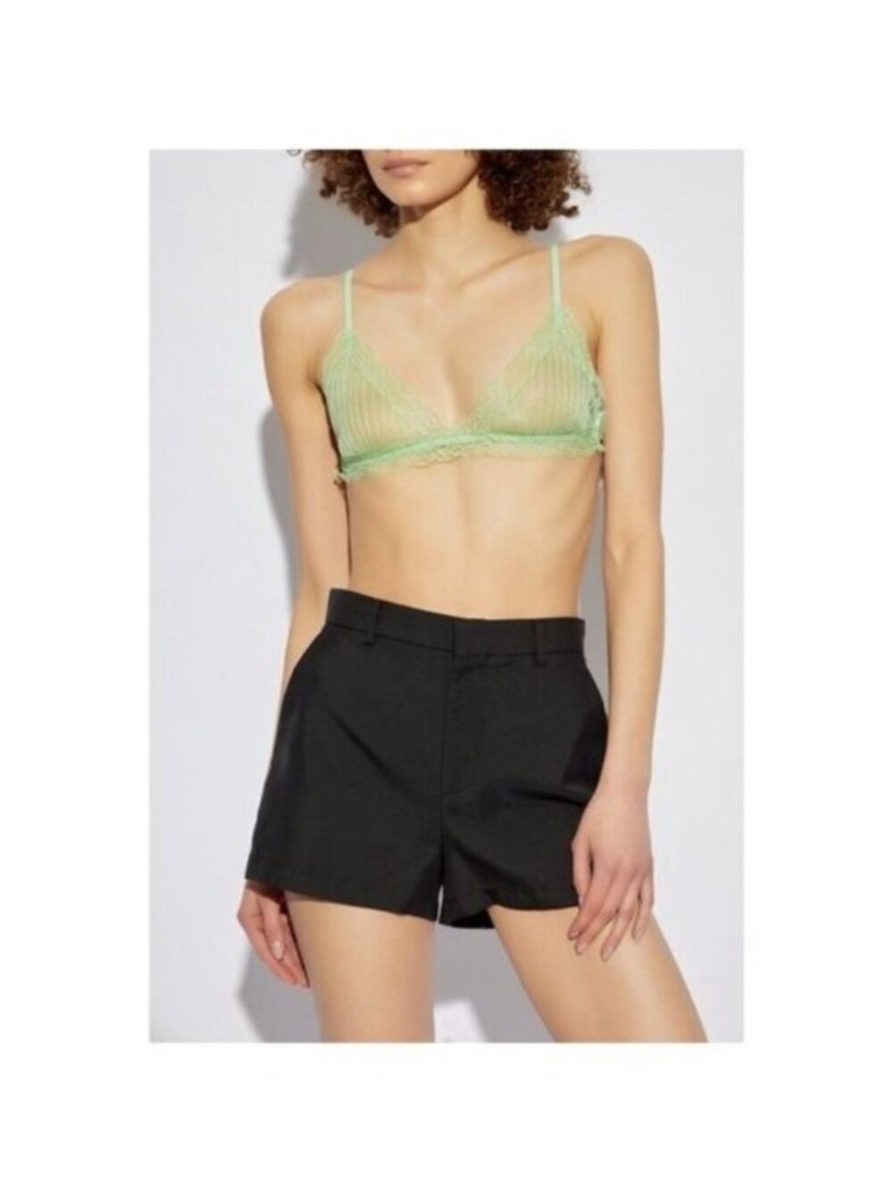 NWT GUCCI LACE BRA SZ 40 $1,239.00 Green 100% Authentic